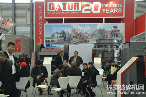 上海蓋爾特機械有限公司展出的顎式破碎機、GCS圓錐式破碎機、立軸
沖擊式破碎機產品