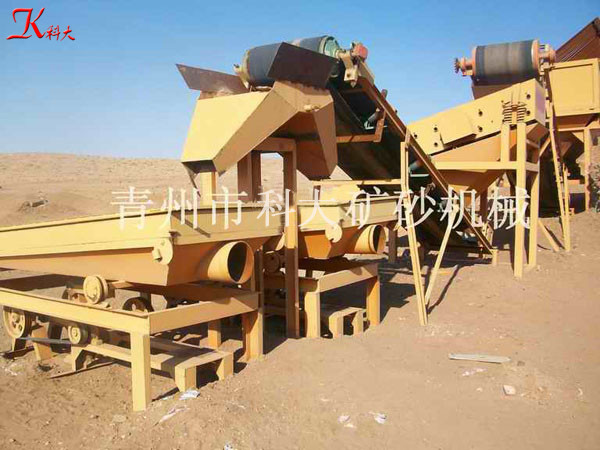 戈壁灘風選砂金設備|無水選金機械|沙漠選金設備