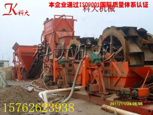 海砂淡化設(shè)備 ，洗砂生產(chǎn)線，海沙脫鹽設(shè)備 水輪洗沙