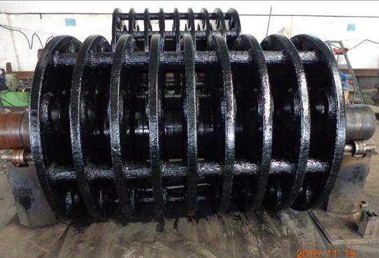 單段錘式破碎機轉(zhuǎn)子制作產(chǎn)品圖片