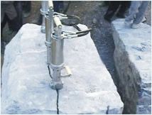 液壓開采大理石分裂巖石設(shè)備產(chǎn)品圖片