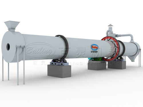 粉煤灰烘干機組成特點