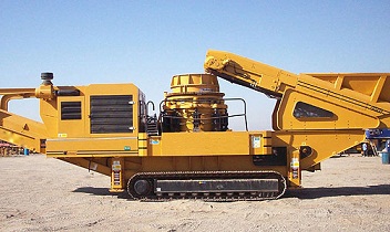 自循環(huán)液壓履帶圓錐破移動(dòng)站,履帶式圓錐破產(chǎn)品圖片