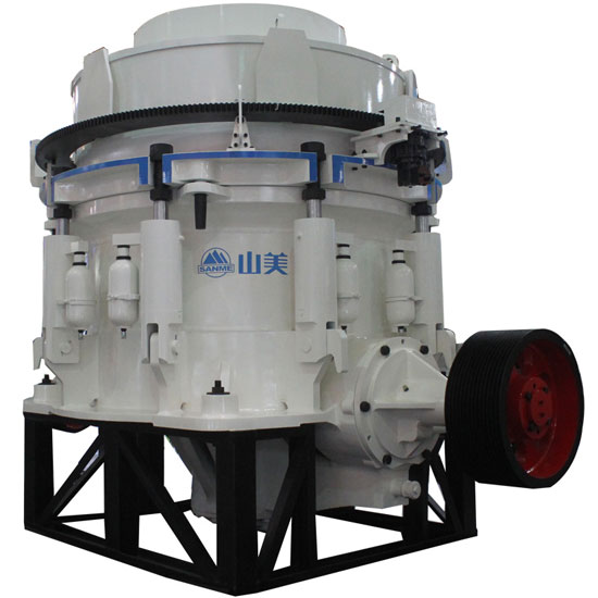  單缸液壓圓錐破｜液壓圓錐破碎機(jī)質(zhì)量｜山美破碎機(jī)產(chǎn)品圖片