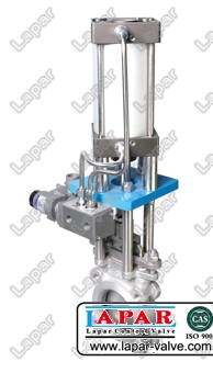 不銹鋼氣動(dòng)刀型閘閥 產(chǎn)品圖片