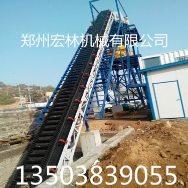 大傾角爬坡皮帶輸送機 無破碎糧食輸送機產品圖片