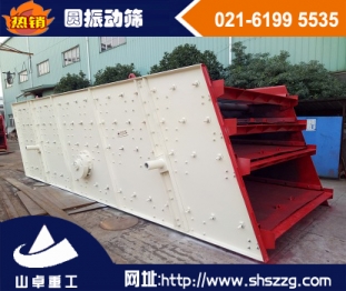 專業(yè)設計圓振動篩  圓振動篩使用說明-上海山卓產品圖片
