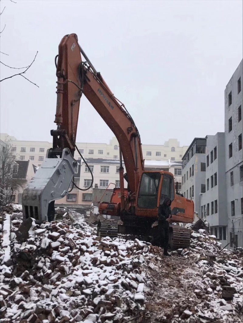 挖機 粉碎鉗破碎鉗夾子鑷子拆遷拆樓產(chǎn)品圖片