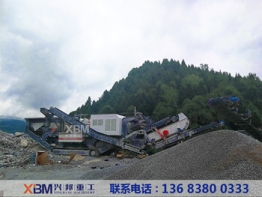 日處理4000噸移動(dòng)破碎站出租