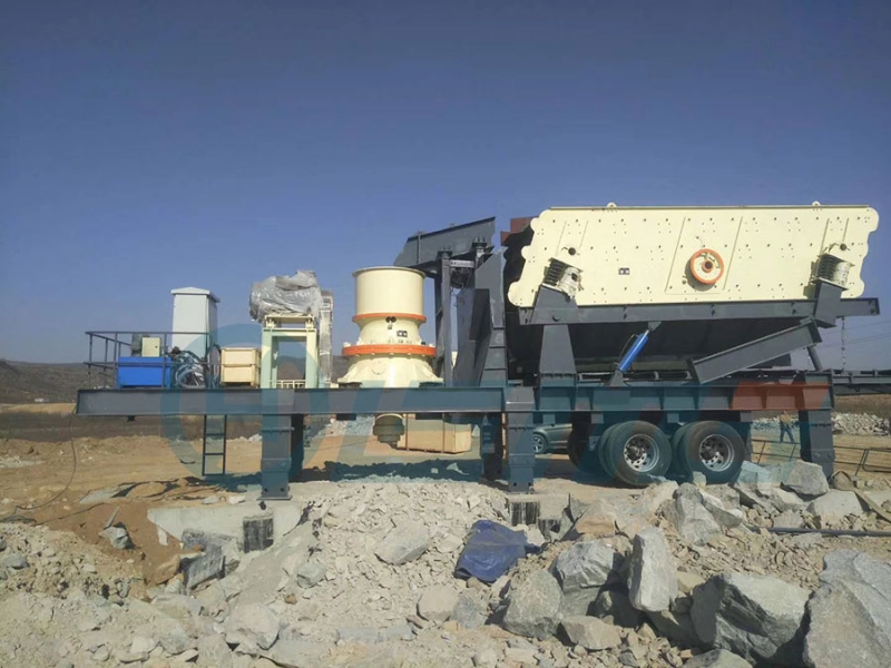 輪胎式移動(dòng)破碎站的優(yōu)點(diǎn)都符合國(guó)家環(huán)保標(biāo)準(zhǔn)