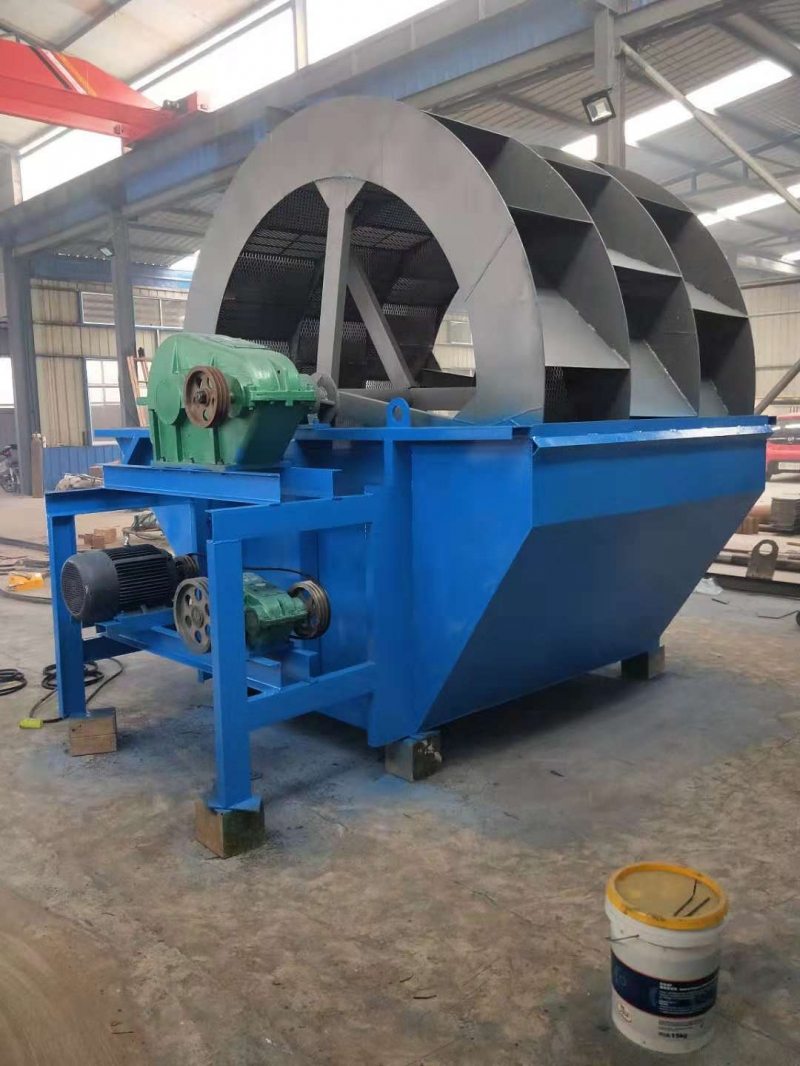 輪式洗砂機