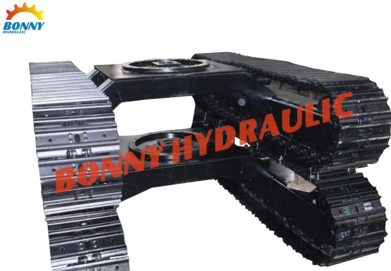 橡膠包鋼履帶底盤