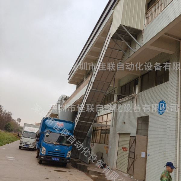 倉庫出貨滑梯室外物流貨物滑梯自動化傳輸帶