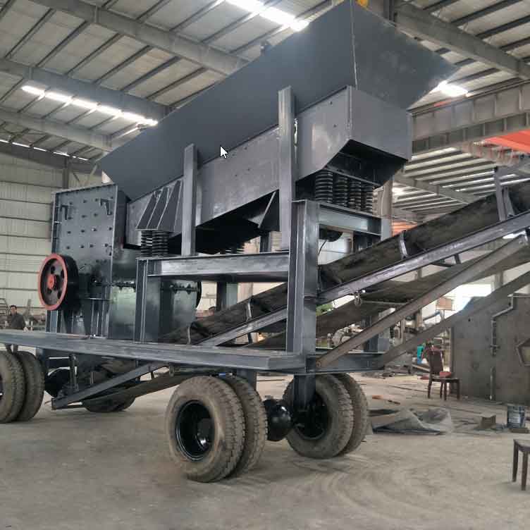 建筑垃圾移動破碎站  多種機(jī)型自由組合破碎設(shè)備產(chǎn)品圖片