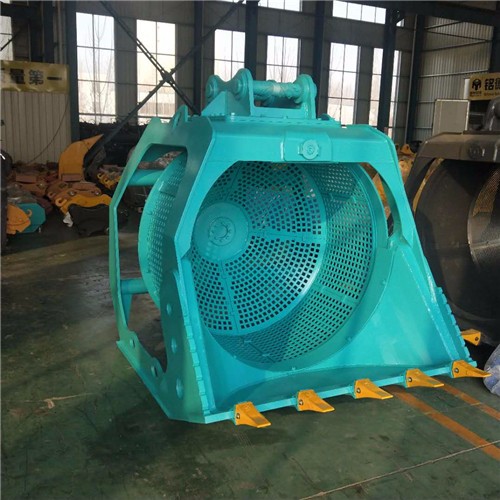 小松PC260挖掘機(jī)滾筒篩分斗