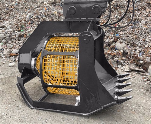 挖機(jī)洗沙斗鵝卵石分揀篩分斗