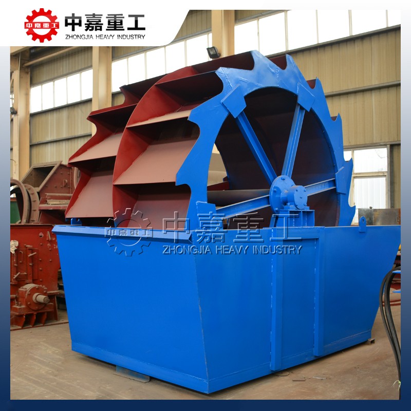 輪斗式洗砂機(jī)|濕法制砂工藝盤式洗砂機(jī)械|工業(yè)用洗石洗砂機(jī)——中嘉重工產(chǎn)品圖片