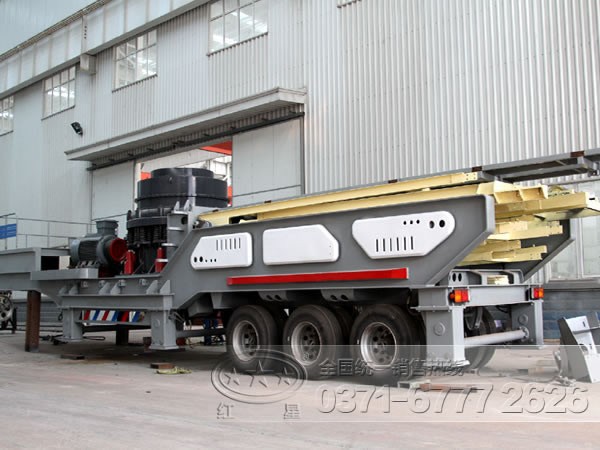 掛車流動石子破碎機價格多少WYL82