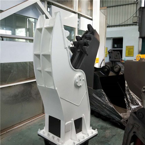 舊樓拆遷破碎鉗 水泥塊鄂式粉碎鉗