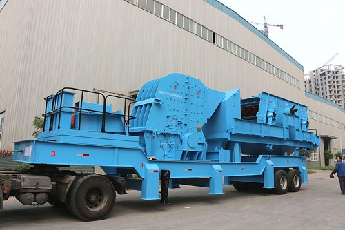 YD系列輪胎式移動(dòng)破碎站產(chǎn)品圖片