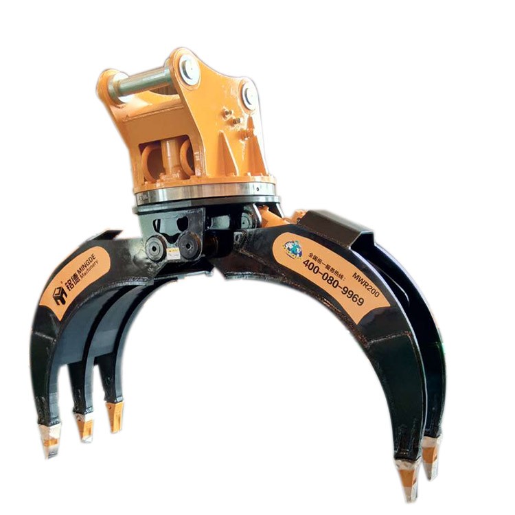 神鋼130挖掘機木材裝車液壓夾木器