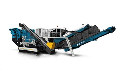 履帶移動(dòng)反擊式破碎站