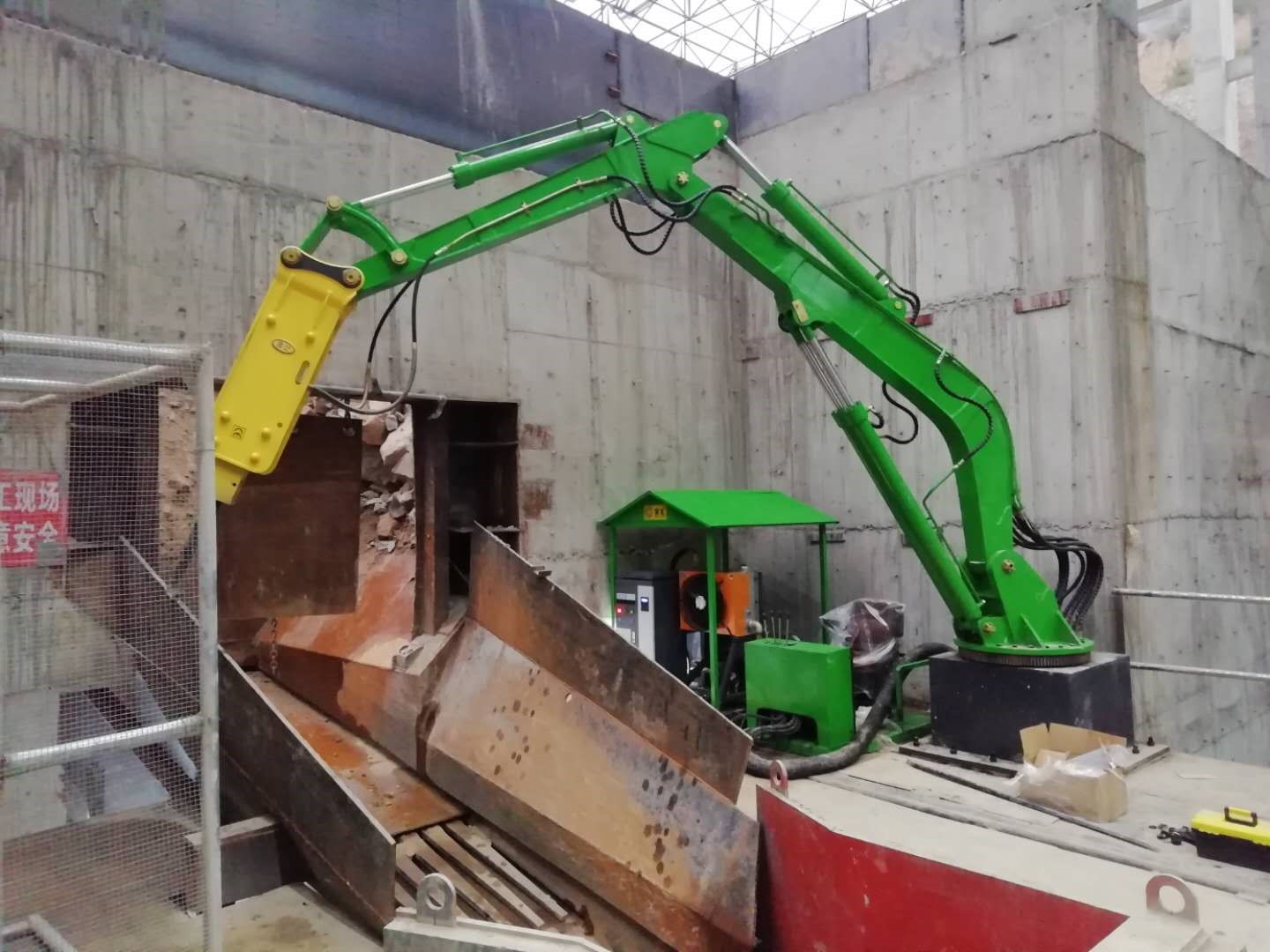 廠家直銷固定式液壓破碎機(jī) 液壓破碎機(jī)械臂