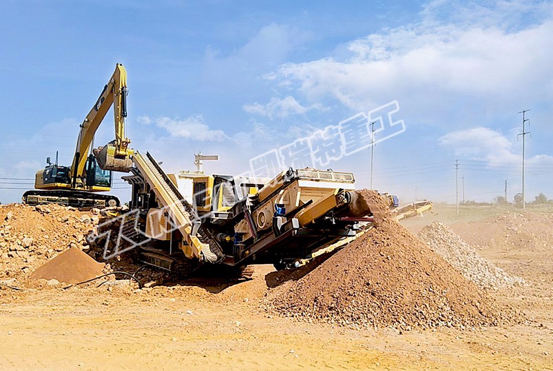 移動式破碎站 凱瑞特廠家直供高產(chǎn)型履帶破碎機(jī)產(chǎn)品圖片