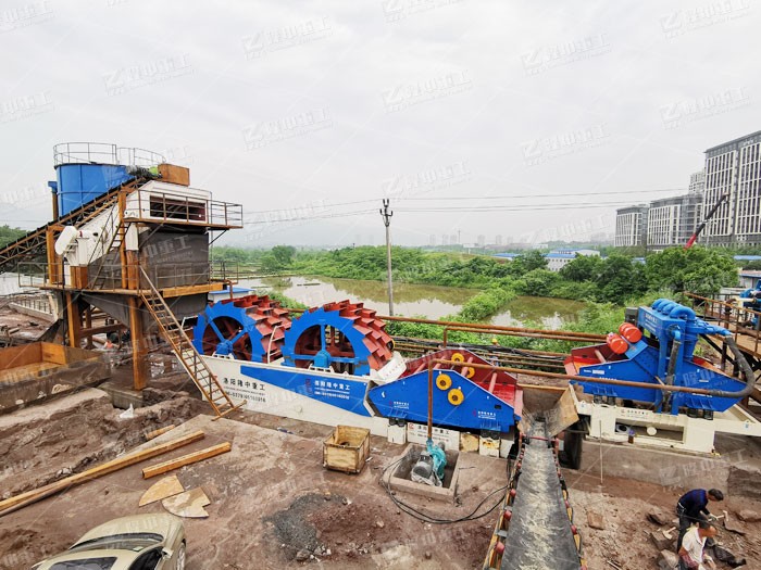 砂場洗沙機生產(chǎn)線設備配置 洗沙設備專業(yè)廠家