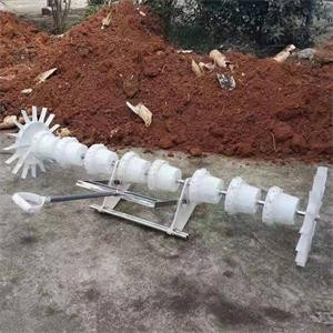  手推式拋秧育苗 人力多行水稻直播機 農用式水稻直播機