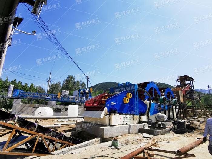 砂石料洗砂脫水設備 新型洗砂機械價格