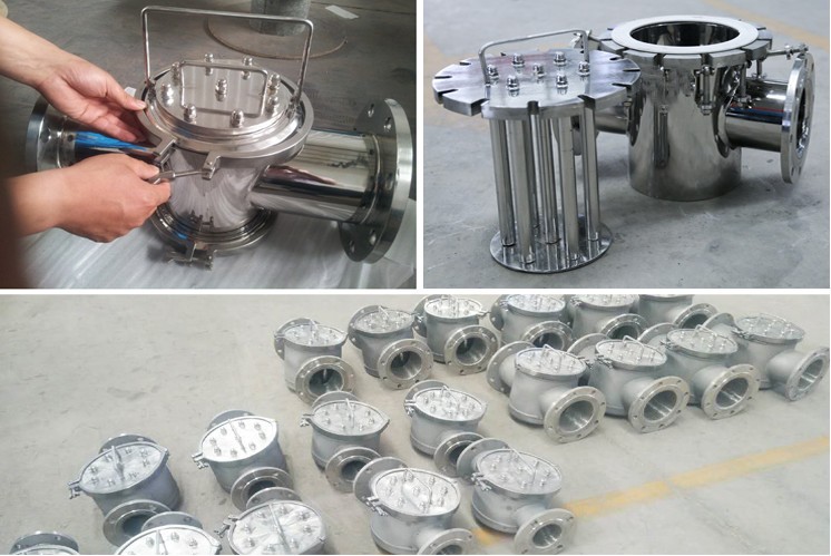 廠家定制管道式永磁除鐵器 漿料除鐵器磁力高放心使用產(chǎn)品圖片