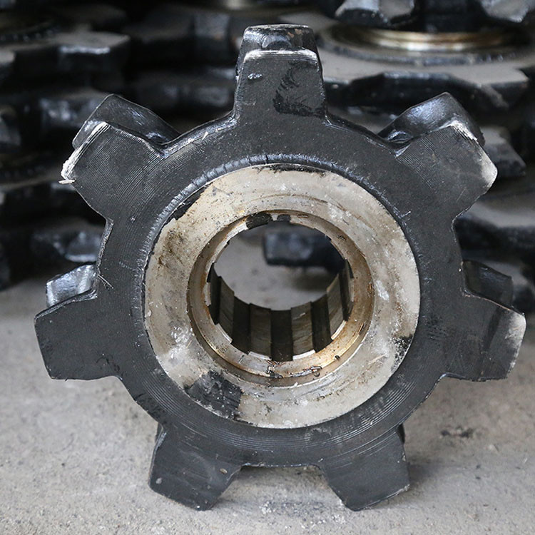 礦用非標定制不修鋼鏈輪 刮板機鏈輪 機尾總成 分鏈器等配件