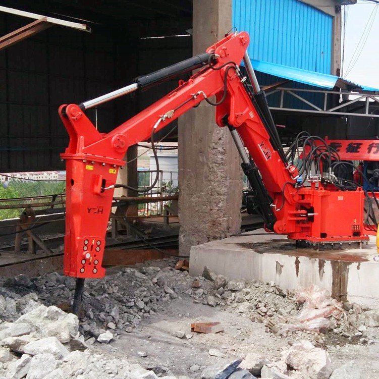 礦山采石場用電控液壓破碎機械臂產品圖片