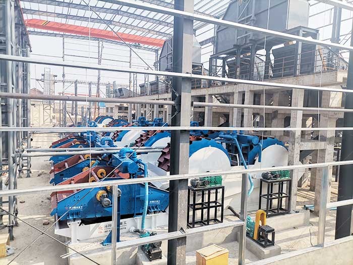 石英砂清洗設(shè)備 石英砂洗砂生產(chǎn)線配置