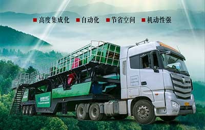 移動(dòng)洗砂站篩洗脫水 輪胎式洗沙機(jī)洗沙污水處理