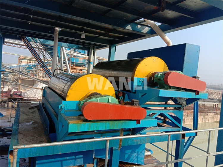 萬(wàn)立磁電 永磁筒式磁選機(jī) 選煤廠磁選機(jī) 強(qiáng)磁性礦物選礦