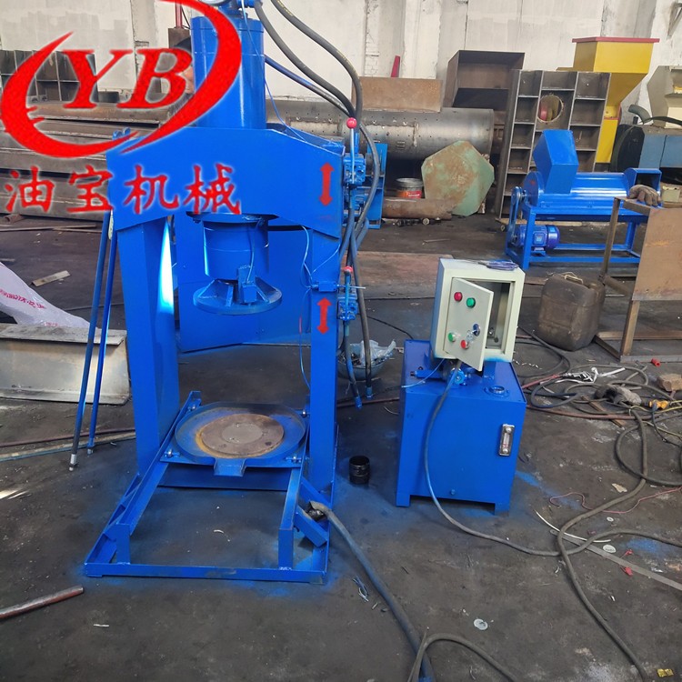 機(jī)油濾芯壓油機(jī) 廢機(jī)油濾芯擠扁榨油機(jī)不銹鋼桶 全自動(dòng)粉碎液壓機(jī)