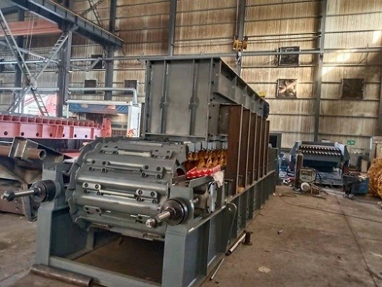 重型板喂機用途_給單段錘式破碎機喂料