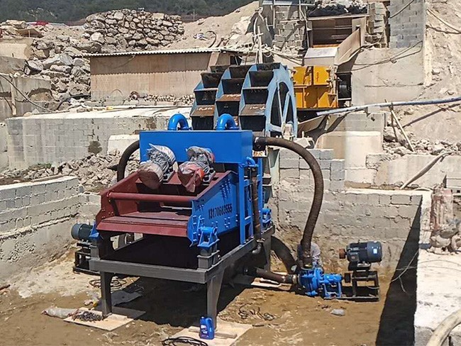 云南諾創(chuàng)機(jī)械洗砂脫水一體機(jī)產(chǎn)品圖片