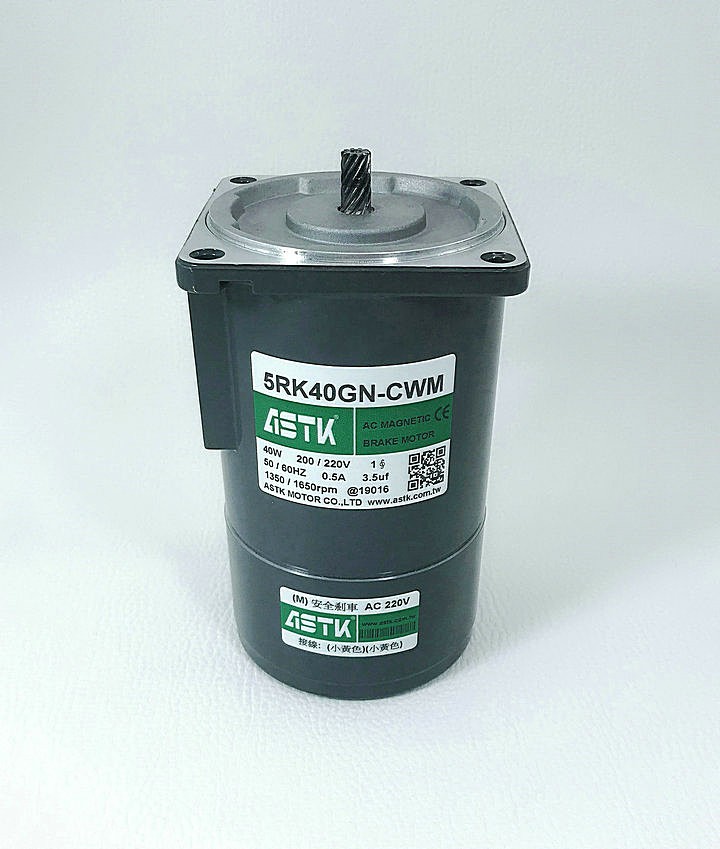 全新ASTK單相剎車馬達(dá)減速機5RK40GN-CWM,5GN100K