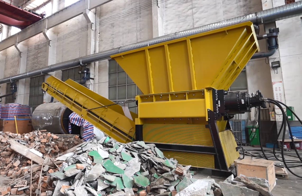 液壓雙軸破碎機-垃圾破碎機