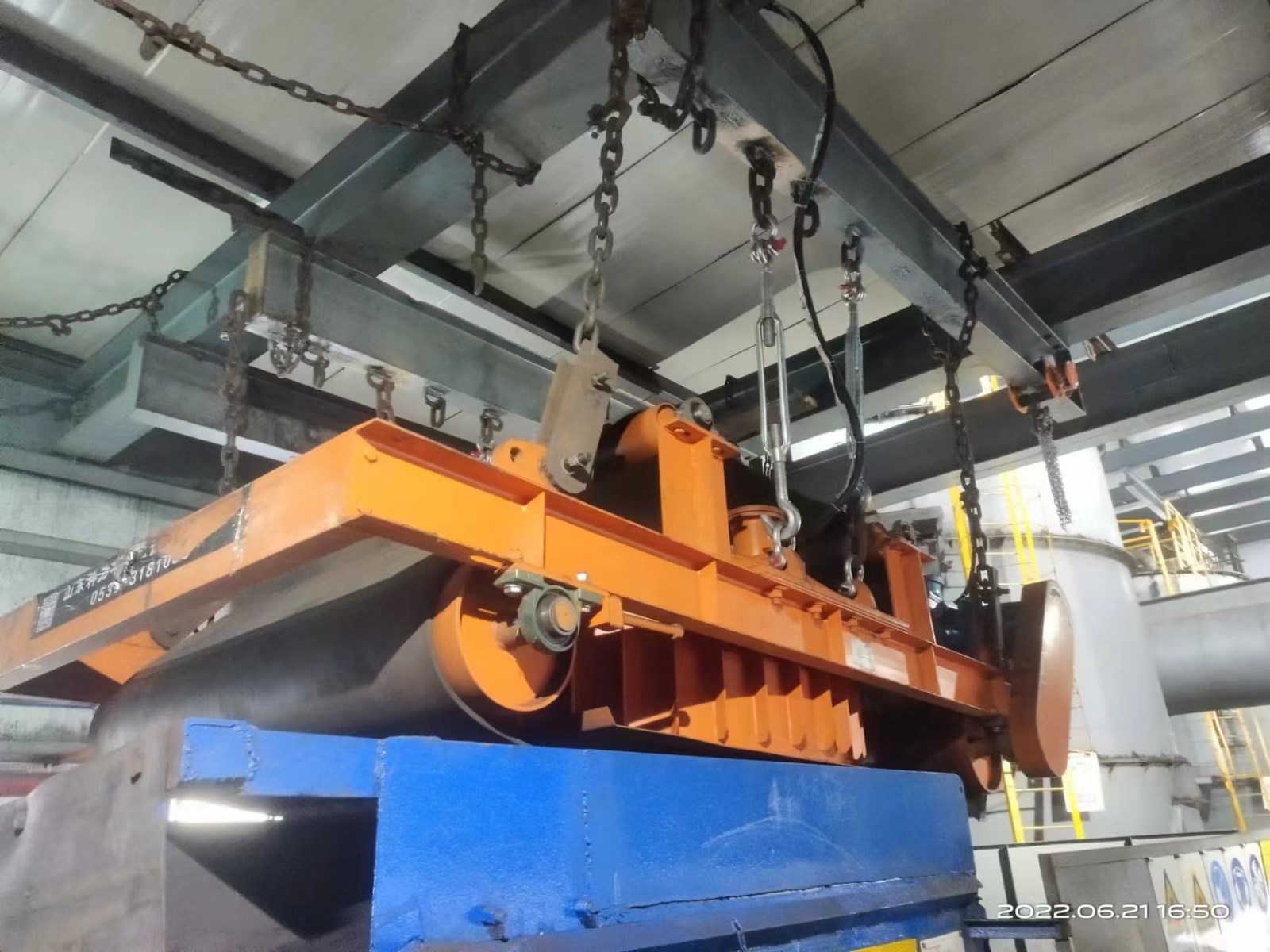 隔爆帶式電磁除鐵器 自動(dòng)卸鐵