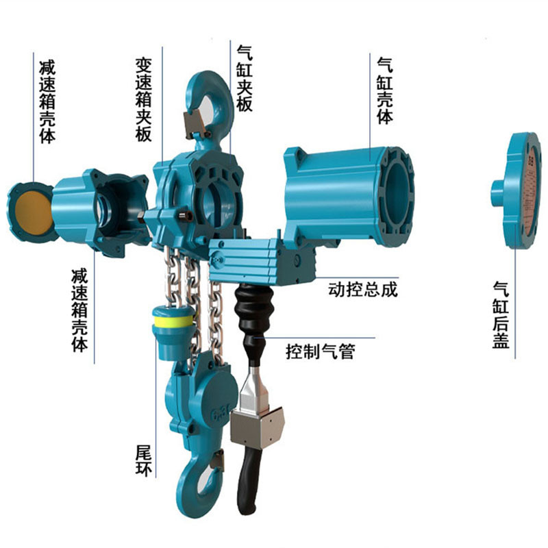 國(guó)標(biāo)獵鷹防爆環(huán)鏈氣動(dòng)葫蘆