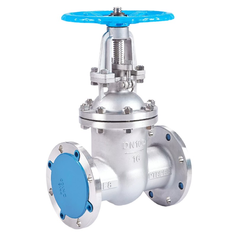 不銹鋼304國標法蘭閘閥Z41W-16P25水高溫蒸汽導熱油DN100