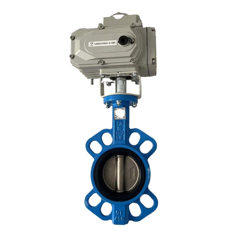 D971F-16Q電動(dòng)對(duì)夾式軟密封蝶閥 球墨板開(kāi)關(guān)型調(diào)節(jié)防爆