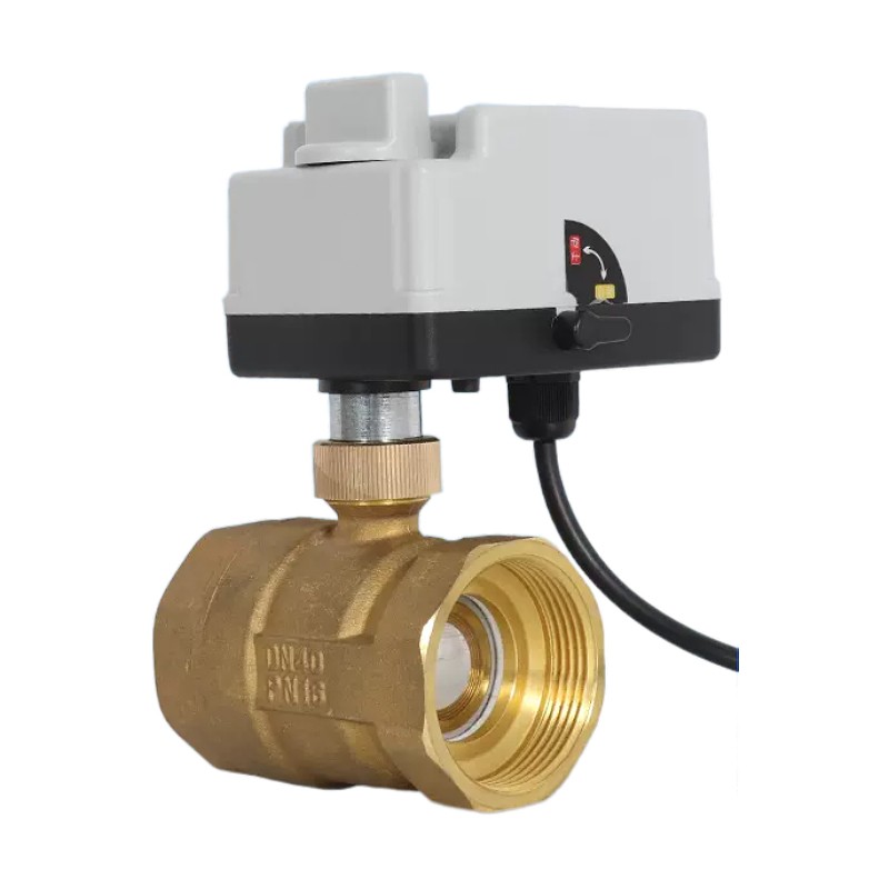 電動(dòng)球閥220V 手自一體兩線常開(kāi)常閉二通電磁球水閥門開(kāi)關(guān) DC24V