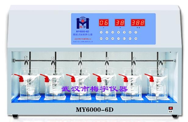 簡易型混凝攪拌器MY6000-6D數(shù)顯六聯(lián)攪拌機產(chǎn)品圖片