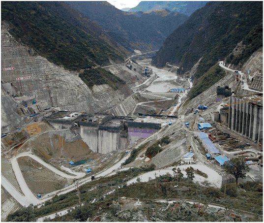 美卓巴馬克破碎機在中國官地水電站