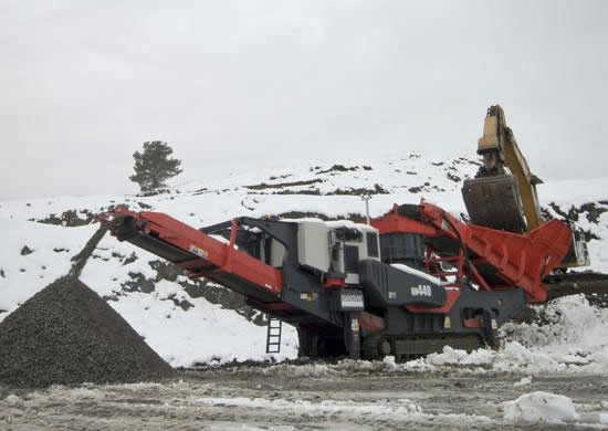 新型移動破碎機